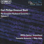 Bach C.P.E. - The Complete Keyboard Concertos vol.03