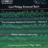 Bach C.P.E. - The Complete Keyboard Concertos vol.06