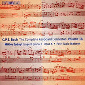 Bach C.P.E. - The Complete Keyboard Concertos vol.14
