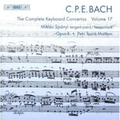 Bach C.P.E. - The Complete Keyboard Concertos vol.17