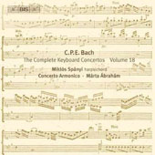 Bach C.P.E. - The Complete Keyboard Concertos vol.18