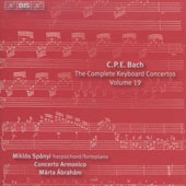 Bach C.P.E. - The Complete Keyboard Concertos vol.19