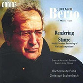 Berio Luciano - Rendering e Stanze