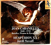 Cabanilles Juan Bautista - Batalles, Tientos, Passacalles