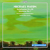 Haydn Michael - Symphonies Nr.13 & 20