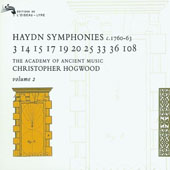 Haydn Franz Joseph - Symphonies - Hogwood Vol. 2