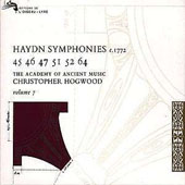 Haydn Franz Joseph - Symphonies - Hogwood Vol. 7