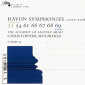 Haydn Franz Joseph - Symphonies - Hogwood Vol. 9