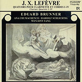 Lefevre Jean Xavier - Quatours pour clarinette et cordes Nr.1-4