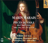 Marais Marin - Pieces de Viole (des cinq livres)
