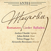 Mayerbeer Giacomo - Romanzen, Lieder, Balladen