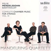 Mendelssohn Felix - Complete Chamber Music For String Vol.3