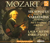 Mozart W. A. - Six Sonates per Fortepiano e Violoncello