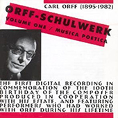 Orff Carl - Schulwerk Vol.1 