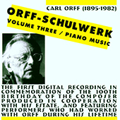 Orff Carl - Schulwerk Vol.3