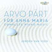 P�rt Arvo - F�r Anna Maria - Complete piano music