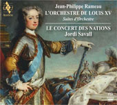 Rameau Jean Philippe - L'orchestre de Louis XV