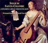 Saint-Coulombe Sieur de - Concertes a deux violes esgales