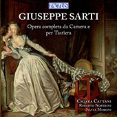 Sarti Giuseppe - Opera completa da Camera e per Tastiera
