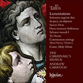 Tallis Thomas - Lamentations & other sacred music