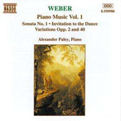 Weber Carl Maria von - Piano Music vol.1