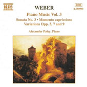Weber Carl Maria von - Piano Music vol.3