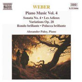 Weber Carl Maria von - Piano Music vol.4