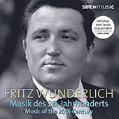 Wunderlich Fritz - Musik des 20. Jahrhunderts